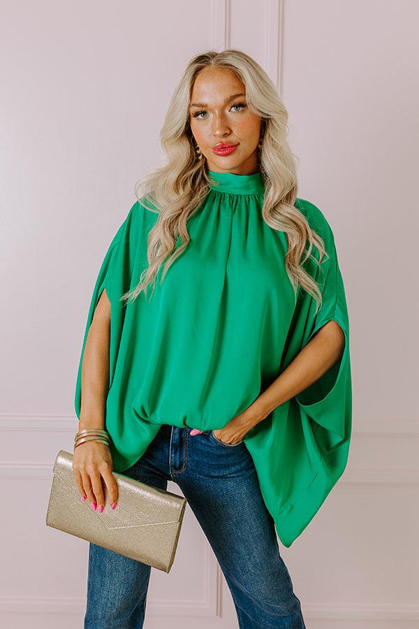 Impressions With You Always Shift Top In Green