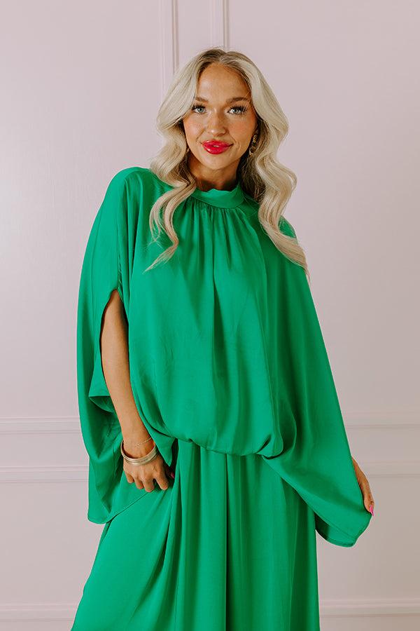 Impressions With You Always Shift Top in Green