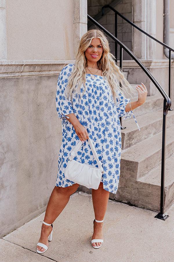 Impressions Wonderful Wishes Floral Dress Curves