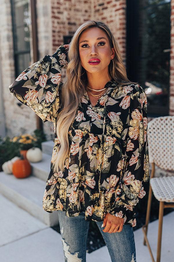 Impressions Wrapped In Love Babydoll Top