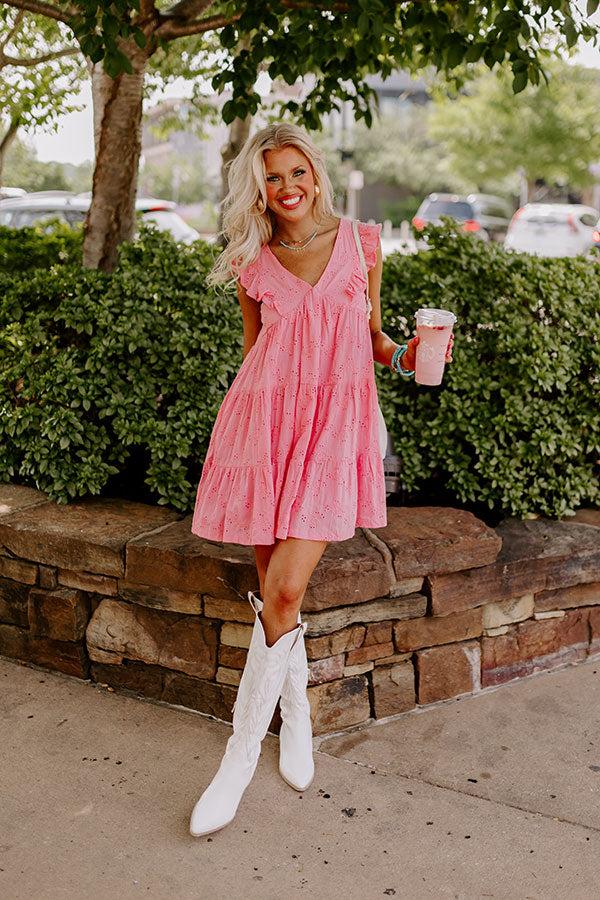 Impressions Write It Down Eyelet Dress