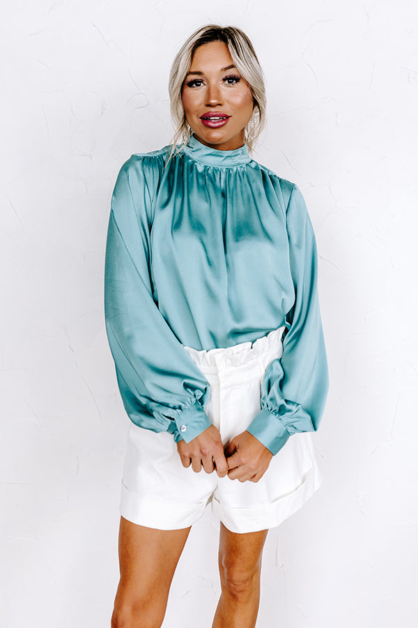 Impressions You're The Best Shift Top In Teal