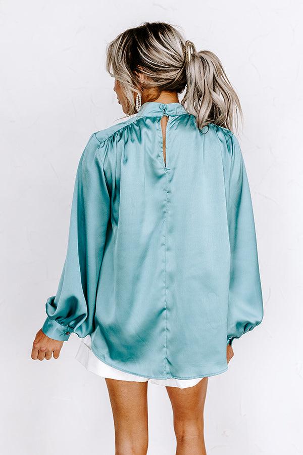 Impressions You're The Best Shift Top In Teal
