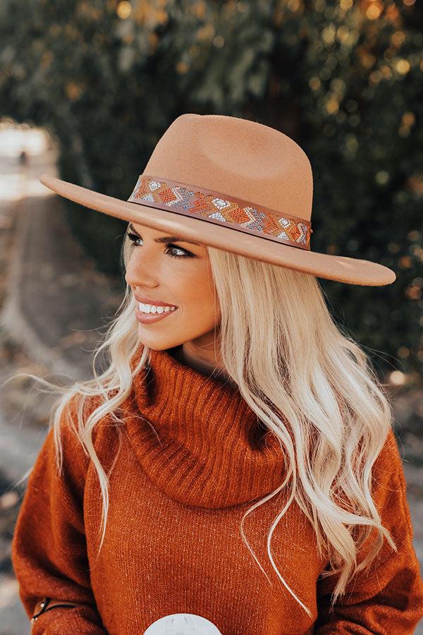 Impressions Incredible Love Felt Fedora In Chocolate