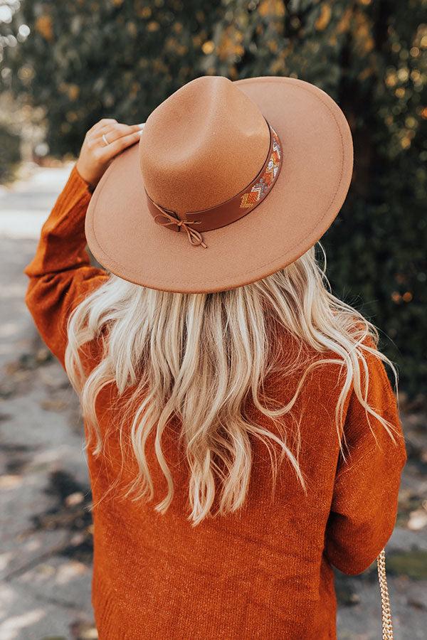 Impressions Incredible Love Felt Fedora In Chocolate