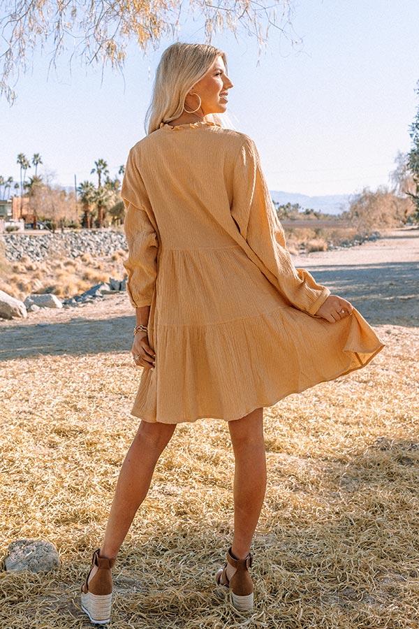 Impressions Kona Crush Shift Dress In Primrose Yellow