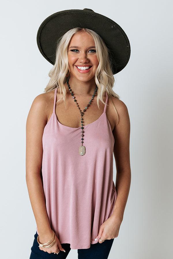 Impressions Laughter In The Air Shift Tank In Violet