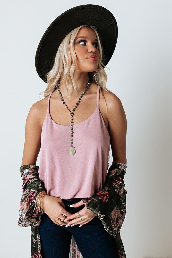 Impressions Laughter In The Air Shift Tank In Violet