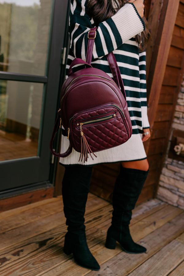 Impressions Let's Take A Trip Faux Leather Backpack