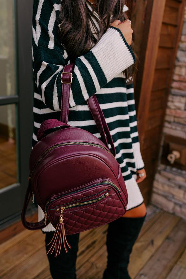 Impressions Let's Take A Trip Faux Leather Backpack