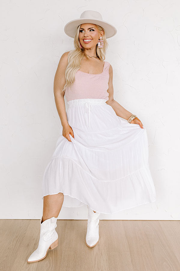 Impressions Life Of The Party Knit Bodysuit In Blush Curves