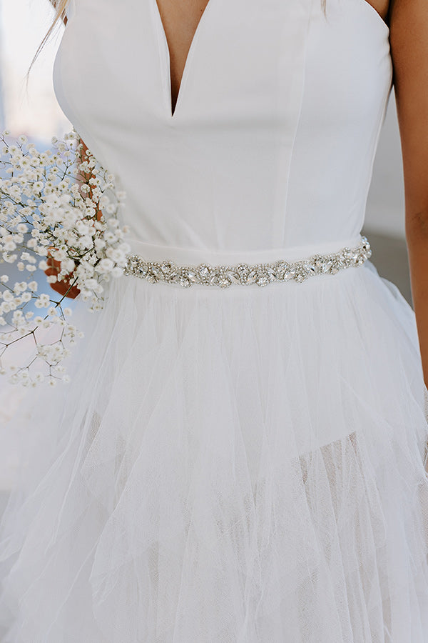 Impressions Like A Fairytale Embellished Ribbon Belt/Headband