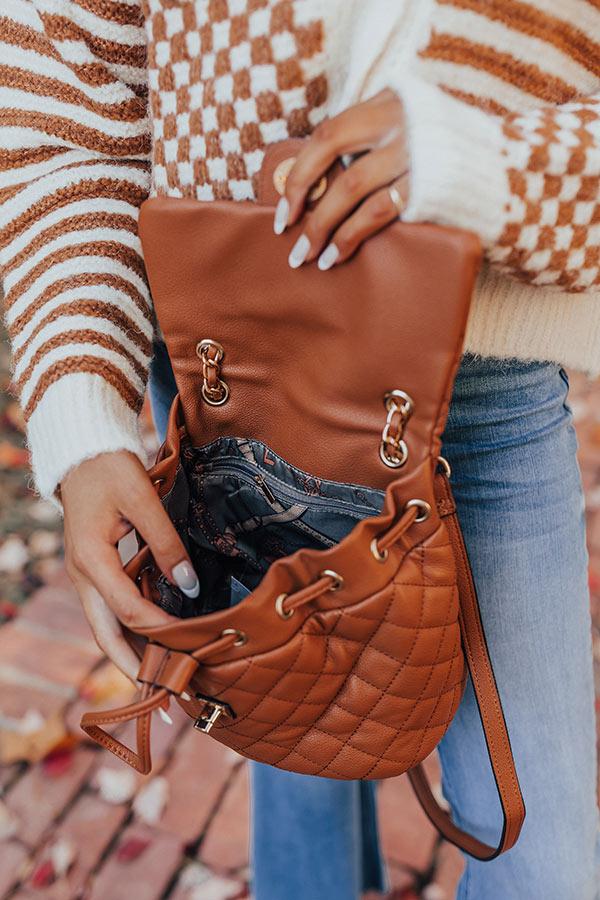 Impressions Looking At London Faux Leather Backpack In Maple