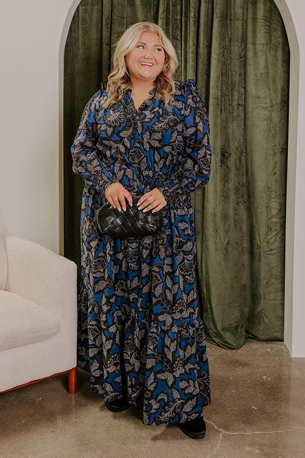 Impressions Lost in A Novel Floral Maxi Dress Curves