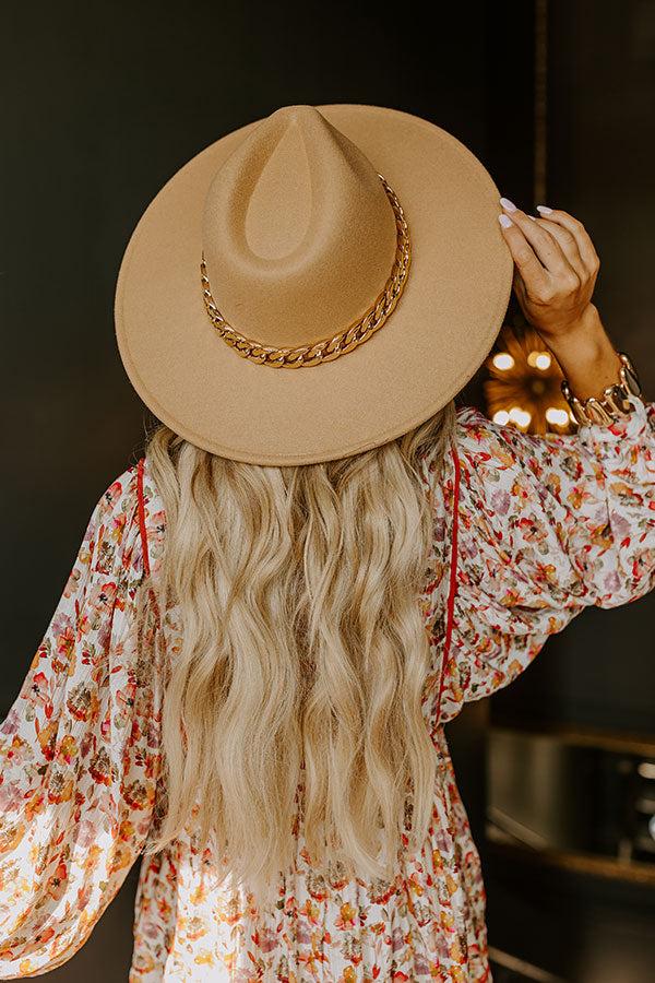 Impressions Love Of Lattes Felt Fedora In Iced Latte