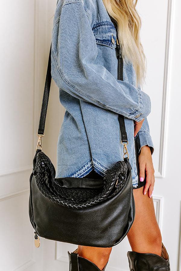 Impressions Luxe Lifestyle Faux Leather Tote In Black