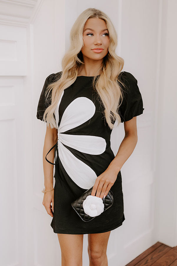 Impressions Make A Statement Cut Out Mini Dress In Black