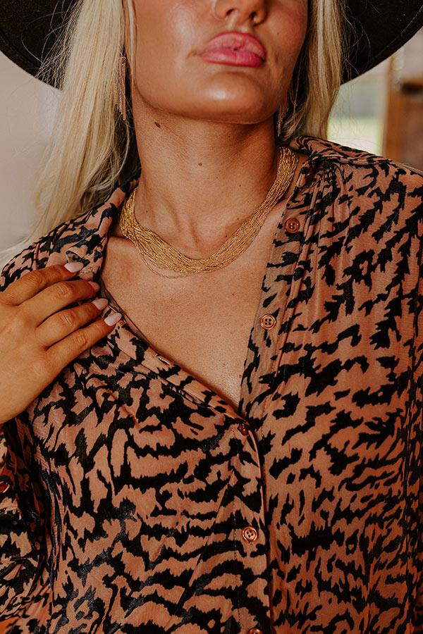 Impressions Make Your Entrance Layered Necklace In Gold