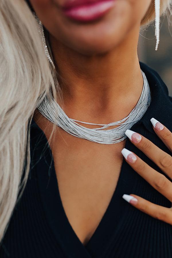 Impressions Make Your Entrance Layered Necklace In Silver