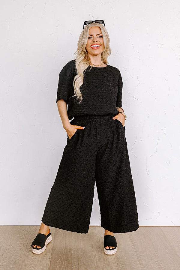 Impressions Martinis In Manhattan High Waist Jacquard Pants Curves