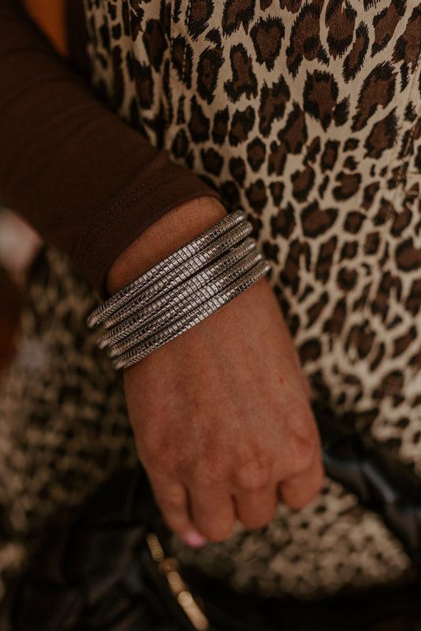 Impressions Metropolitan Muse Wrap Bracelet In Silver