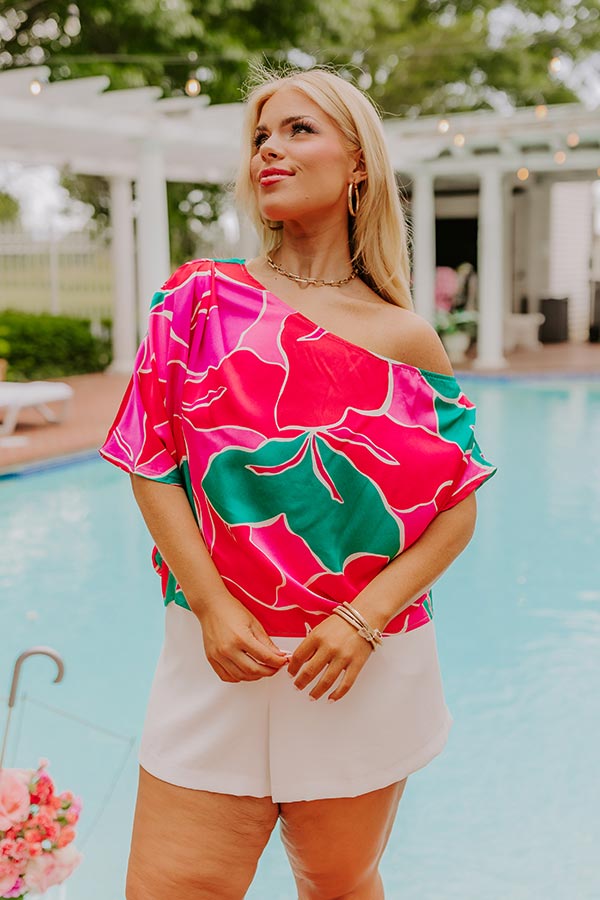 Impressions Miami Happy Hour Asymmetrical Top Curves