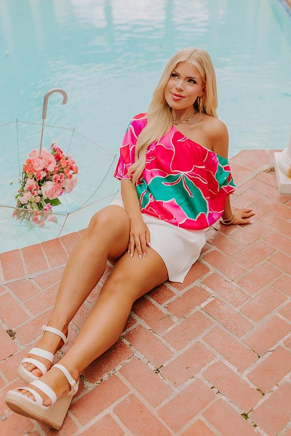 Impressions Miami Happy Hour Asymmetrical Top Curves