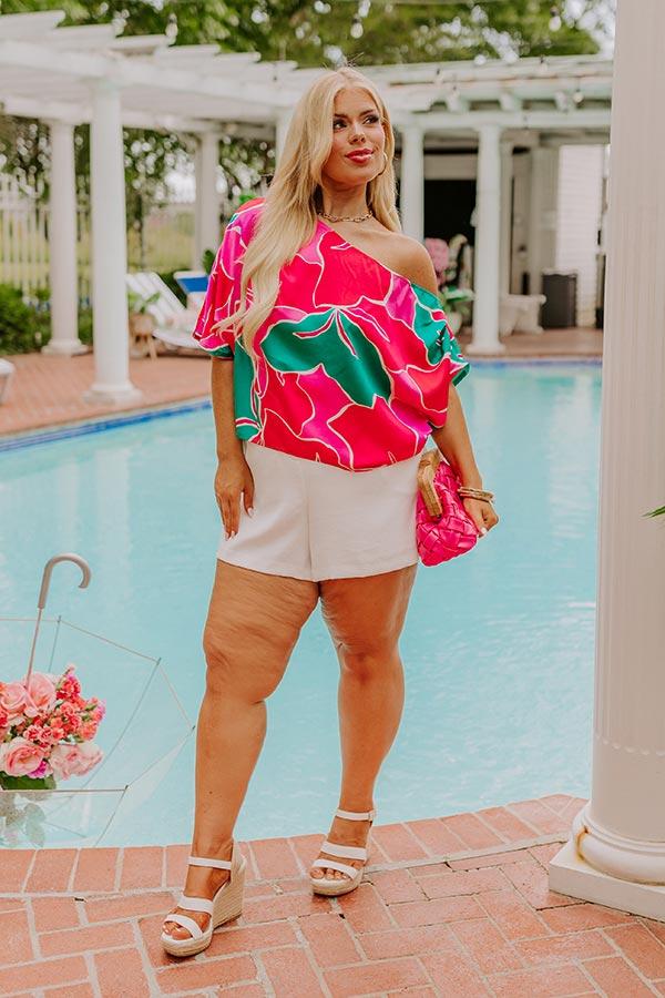 Impressions Miami Happy Hour Asymmetrical Top Curves