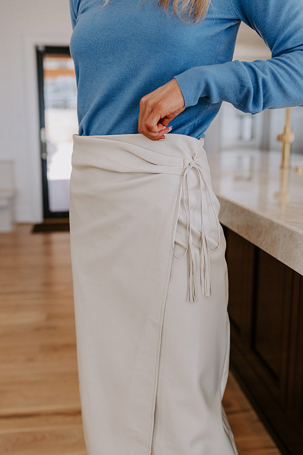 Impressions Moment Of Inspiration Faux Leather Skirt