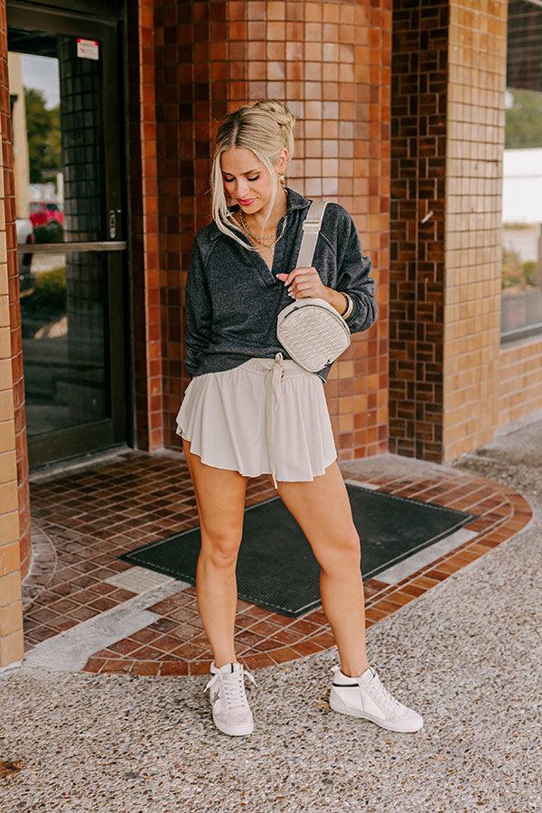 Impressions Mountain Lodge Cutie Sweatshirt In Charcoal