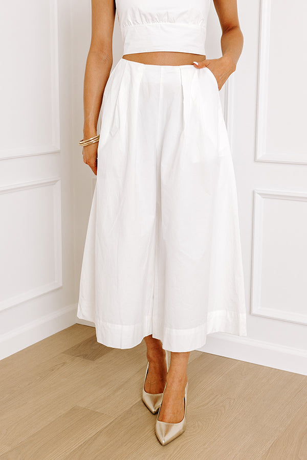 Impressions Myrtle Beach Vacay High Waist Wide Leg Pants