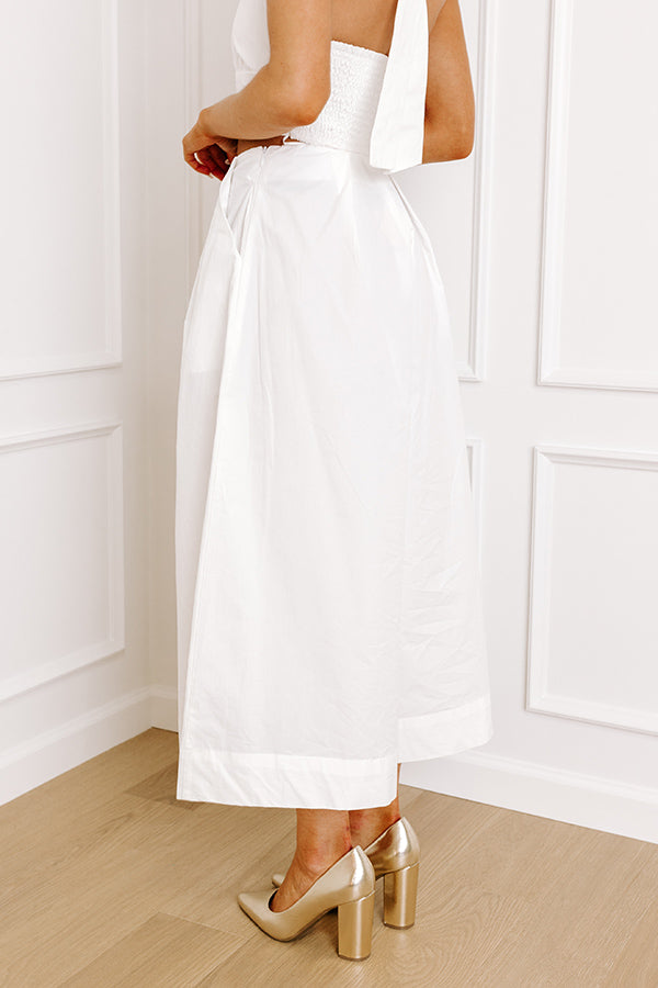 Impressions Myrtle Beach Vacay High Waist Wide Leg Pants