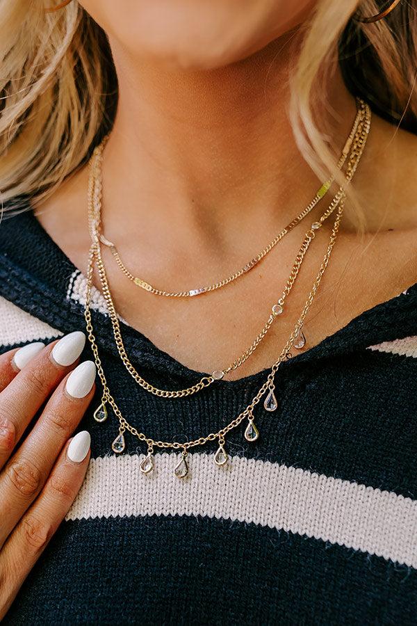 Impressions Naturally Radiant Layered Necklace In Gold