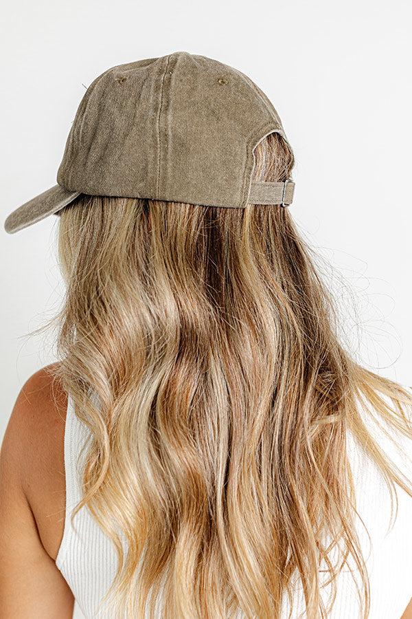 Impressions New York Embroidered Baseball Cap In Sage