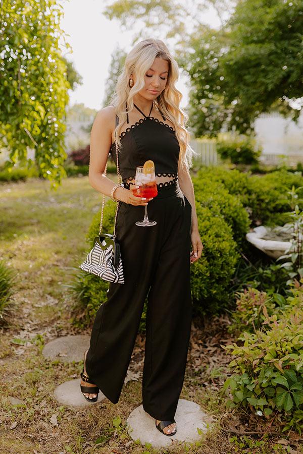 Impressions Penthouse Chic High Waist Linen-Blend Pants