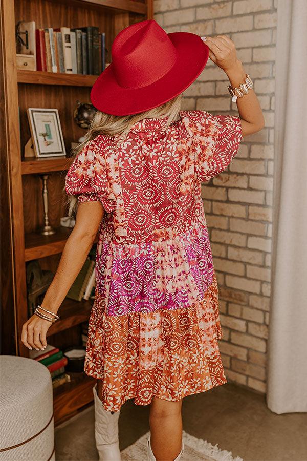 Impressions Pretty And Playful Button Down Mini Dress