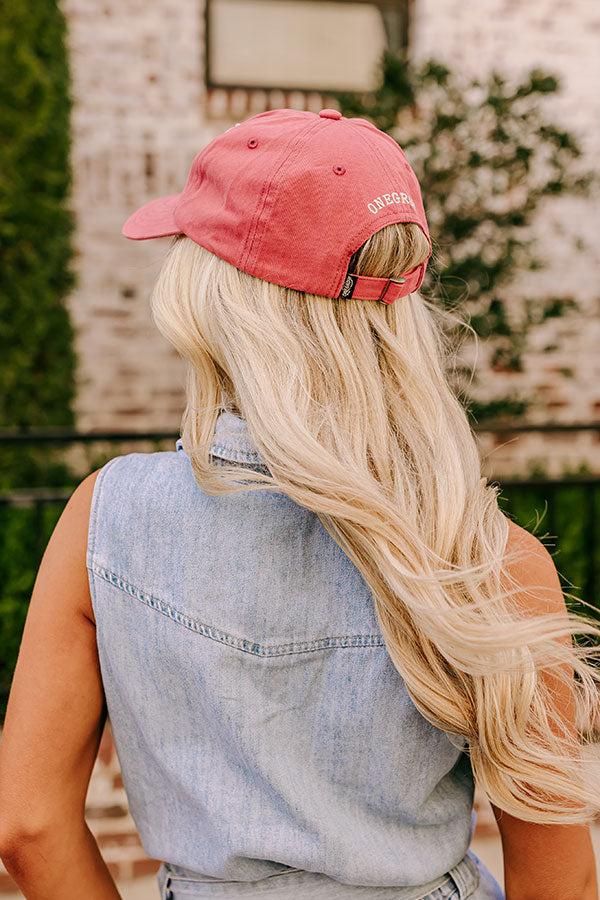 Impressions Put A Bow On It Embroidered Baseball Cap In Rose