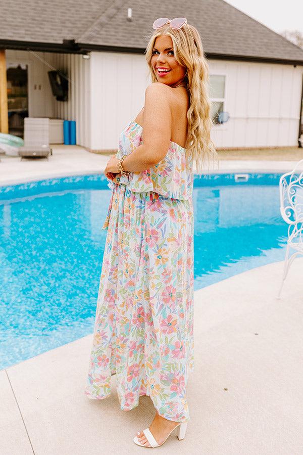 Impressions Rainforest Views Maxi In Sky Blue Curves