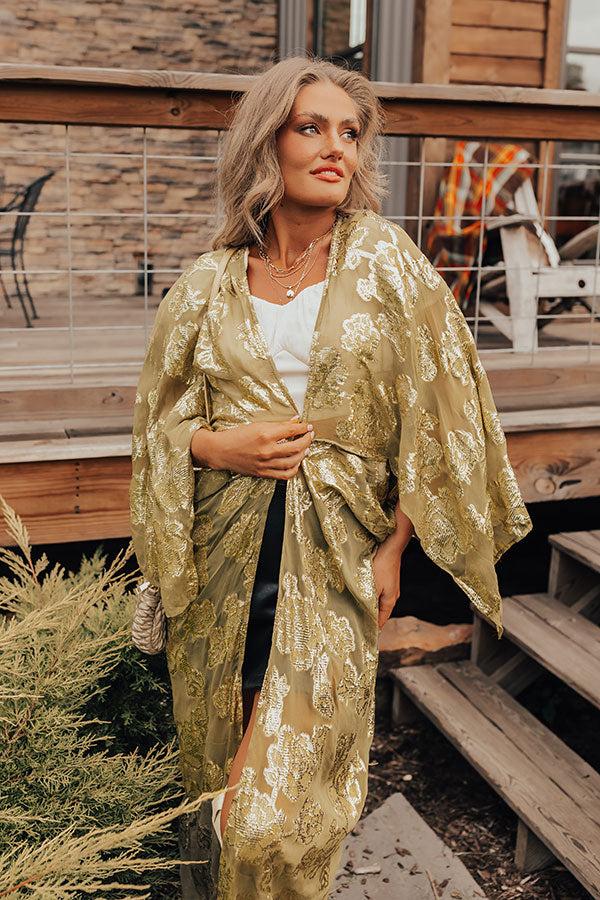 Impressions Red Carpet Spotlight Floral Duster Overlay