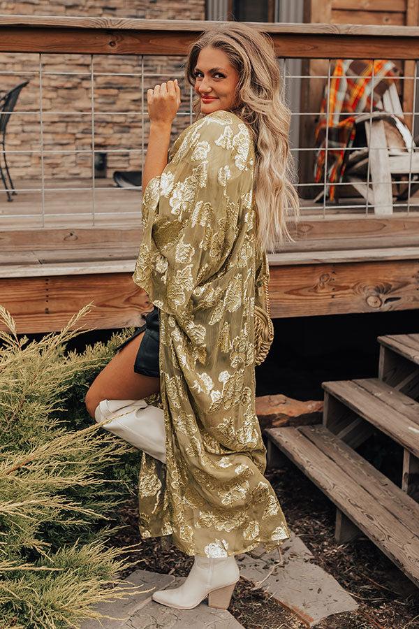 Impressions Red Carpet Spotlight Floral Duster Overlay