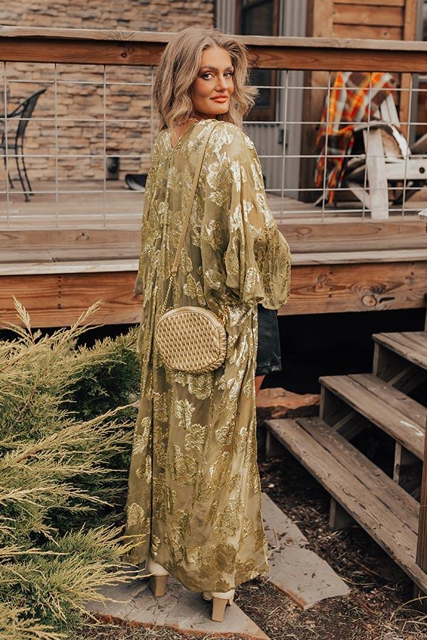 Impressions Red Carpet Spotlight Floral Duster Overlay