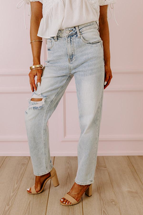 Impressions Risen The Bolt High Waist Jean In Light Wash