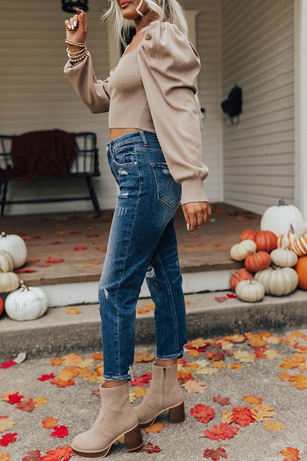 Impressions Risen The Hustle High Waist Distressed Jean