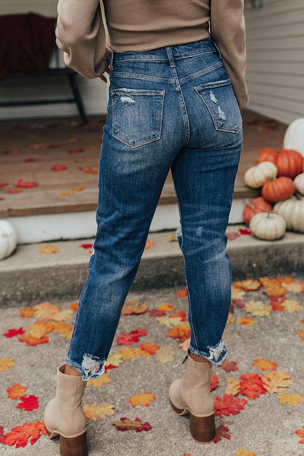 Impressions Risen The Hustle High Waist Distressed Jean