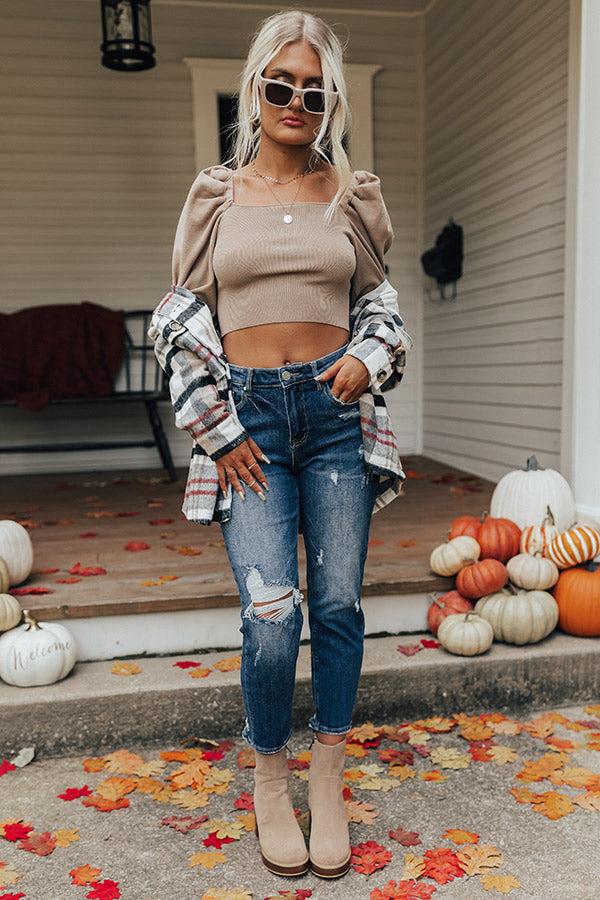 Impressions Risen The Hustle High Waist Distressed Jean
