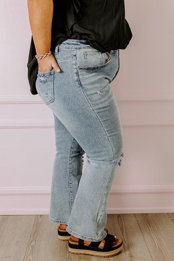 Impressions Risen The Lona Midrise Distressed Jean Curves