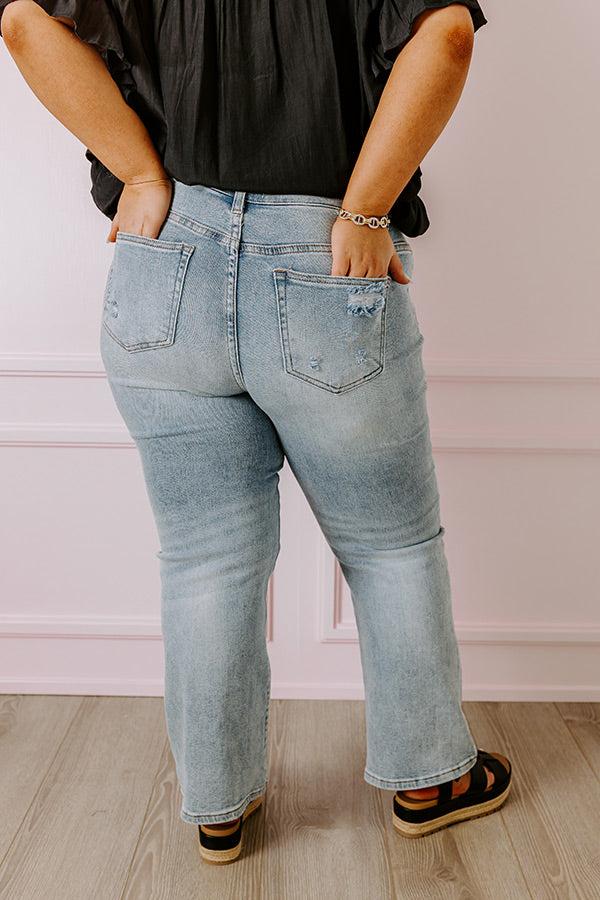 Impressions Risen The Lona Midrise Distressed Jean Curves