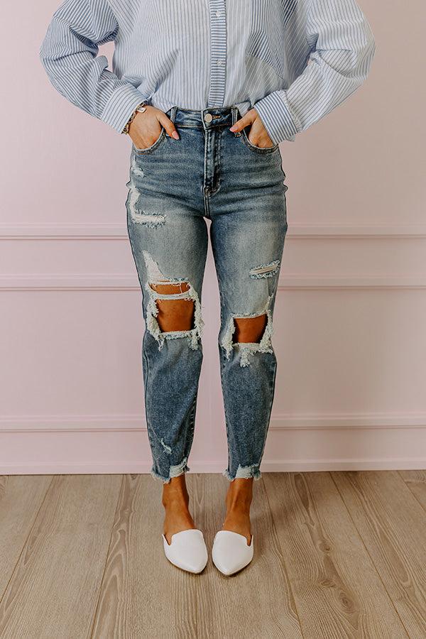 Impressions Risen The Maya High Waist Distressed Jean