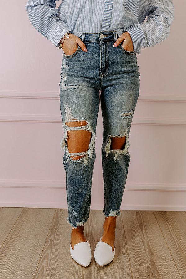 Impressions Risen The Maya High Waist Distressed Jean