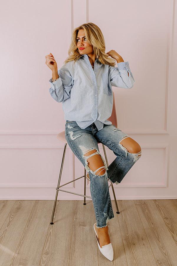 Impressions Risen The Maya High Waist Distressed Jean